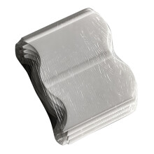 40Pcs Bordo per Giardino Paesaggio Bordo Bordo per Prato Bordo Decorativo per Recinzione Bordo per Giardino Prato Bordo per Aiuola Bianca