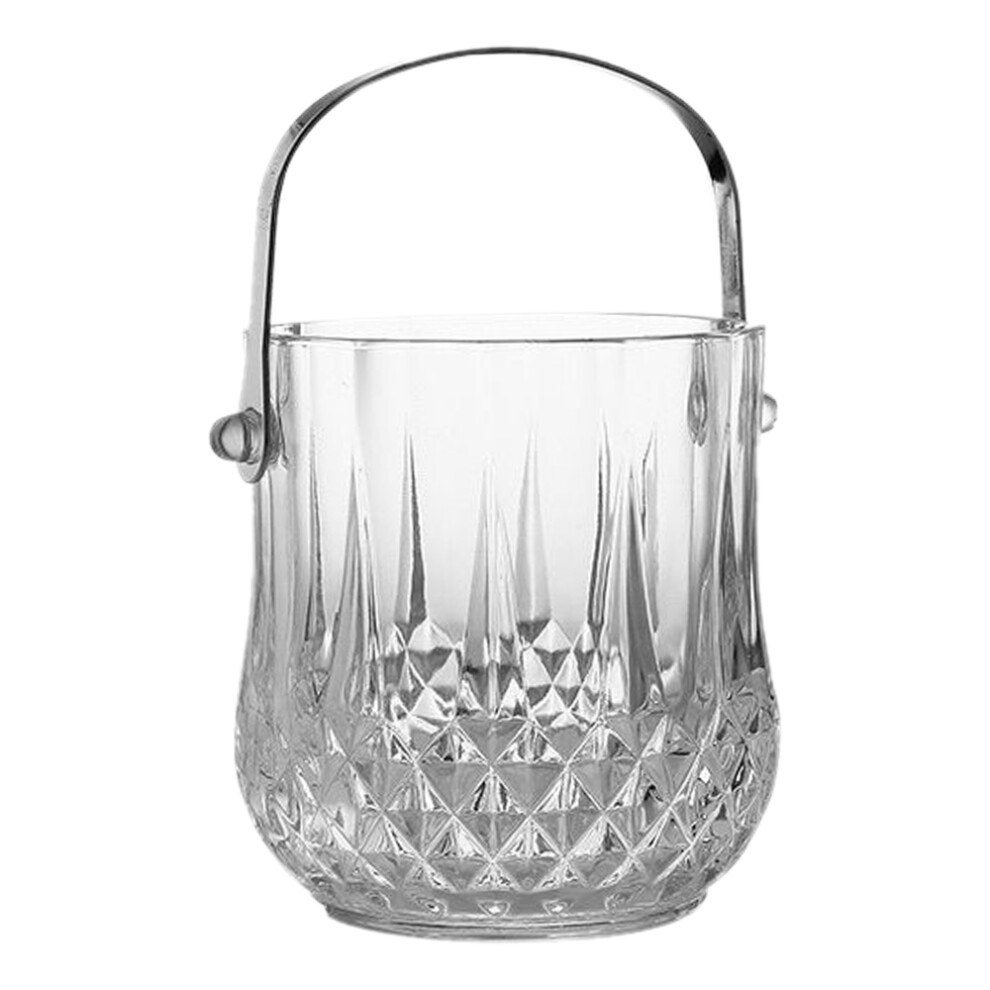 Semoic Commercial Glass Ice Bucket Ice Clip Wine Beer Insulated Household European Style Iced Champagne D