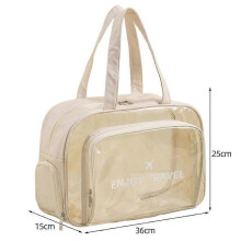 (Pink, no Shoe Warehouse) Waterproof Swimming Beach Bag Toiletries and Cosmetics Bag