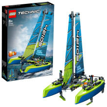LEGO Technic Katamaran 42105 Modell Segelbåt Byggsats (404 Delar)