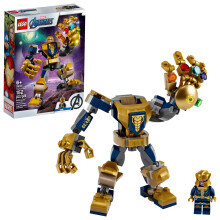 LEGO Marvel Avengers Thanos Mech 76141 Action-Bauset für Kinder mit Thanos-Minifigur (152 Teile)