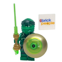 LEGO Ninjago: Lloyd mit grünem Flammenschwert und Schild - Meister des Berges