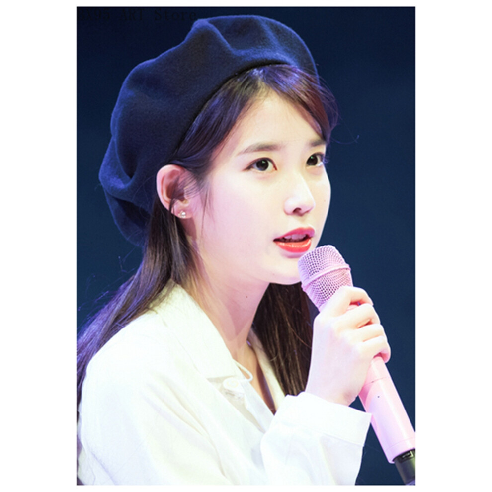 Semoic Diamond Embroidery Diamond Painting Kpop Iu Art Picture Of Stitch Kits Home Decor Gift