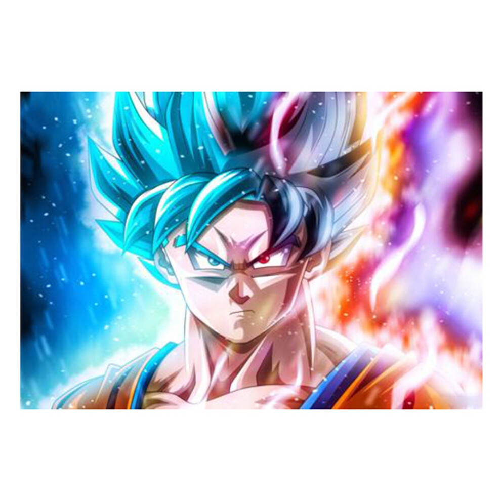 Semoic Diy Diamond Goku Dragon Full Round Diamond Painting Stitch Embroidery Picture Rhinestone Home Decor