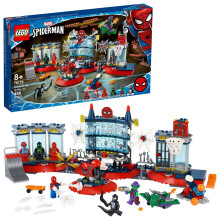 LEGO Marvel Spider-Man Angriff auf das Spider-Labor 76175, tolles Bau-Spielzeug, Spider-Man Hauptquartier; inkl. Spider-Man, Green Goblin und