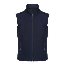 (32In, Navy) Regatta Professional Childrens/Kids Softshell Reflective Gilet