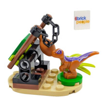 LEGO Jurassic World: Dino-Falle mit Baby-Raptor und Köder