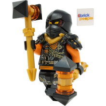 LEGO Ninjago Drachensteigen Staffel 2: Cole Kletterer Minifigur mit Kampfhammer
