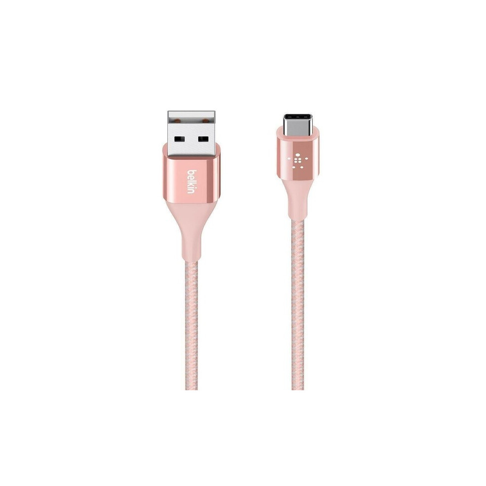 Belkin Premium Usb-C To Usb-A Durable Braided Cable 1.2M Rose Gold F2cu059bt04-C