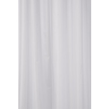 Croydex Water-Resistant Cling-Resistant White Textile Shower Curtain 180 x 180cm