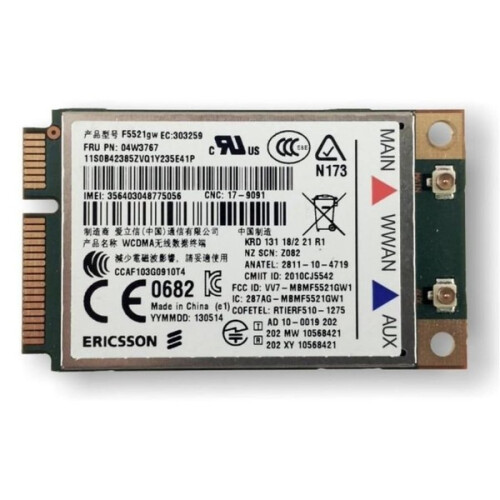 Lenovo Lenovo ThinkPad Mobile Broadband Wireless WAN 0A36186