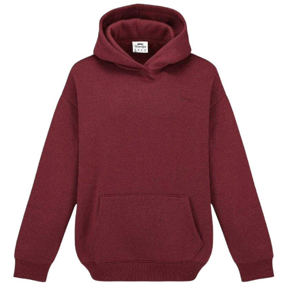 Slazenger (8 Uk, Burgundy) Womens/Ladies Logo Hoodie Red,Multicoloured