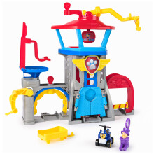 PAW Patrol: Air Rescue, Pup Squad Adventure Bay Flygplats Lekset, med Chase Bil Launcher