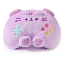 GUND Pusheen Spelkontroll Plush, Kramdjur, Samlarplush, Speldcor, Fr 8 r och upp, Lila, 7