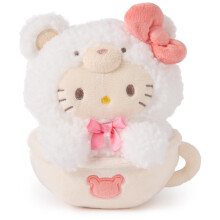 GUND Sanrio Officiell Hello Kitty Café Latte Nalle, Samlarplush, 6"