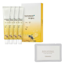 Lichte & Reisformaat Tandpasta, Bevat Groene Propolis, Verfrissende Afwerking voor A.T.O.M.Y. Groene Propolis Tandpasta Plus (50g x 4 Tube)