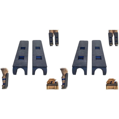 4X Crawler Climber Knee Pads, Self-Supporting Kneepads for Attic Crawling, Support Pads for Joist Spacing Navigation 1