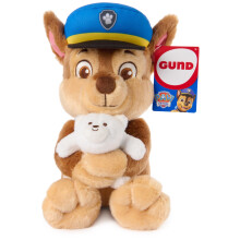 Paw Patrol GUND Chase med Snuffles Nalle, Officiell Chase Plush Toy, Hund Stuffed Animal, 9.5”