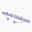Myga Pilates Split Glider Board - Purple 2