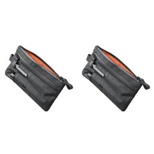 2X Bolso de Mano Impermeable para Hombre, de Gran Capacidad, Portátil, Multifunción, para Guardar Herramientas.