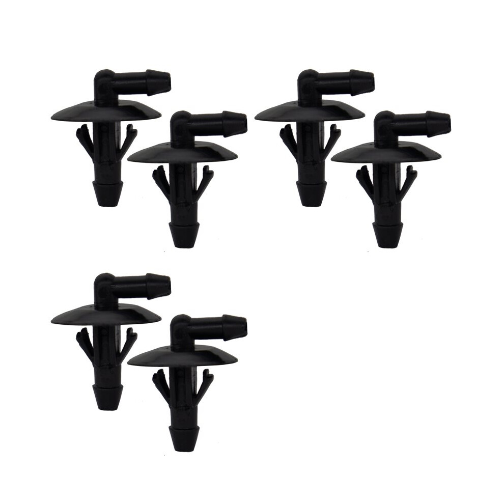 6Pcs Car Windshield Wiper Washer Hose Connector For Freightliner Sprinter 2500 3500 Mb100 Mb140 Auto 6032343275764