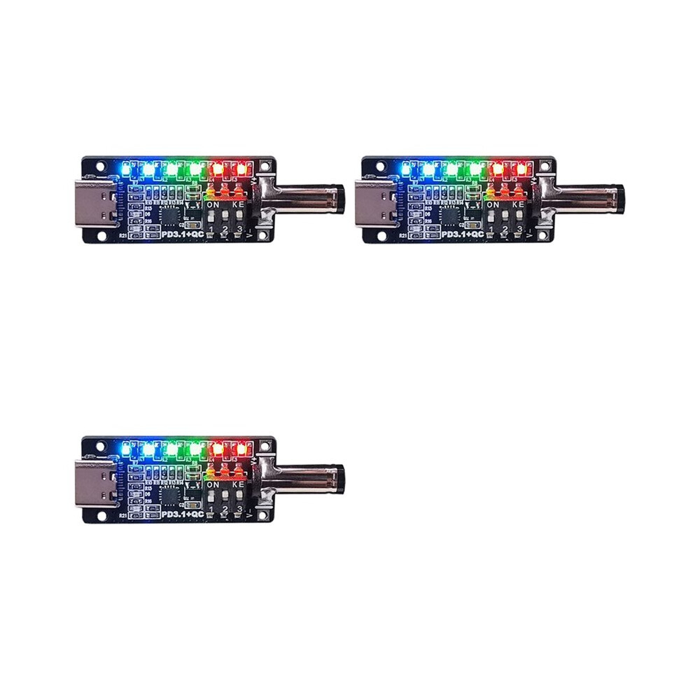 3X Pd3.1 Fast Charging Protocol Trigger Type C Female Socket 20V28v5a Automatic Deception Power Aging Board 4713626513712
