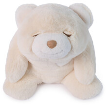 GUND Baby Snuffles Soother, Premium Nalle Sensory Toy & Sleep Aid för Barn, 9" Vit/Kräm