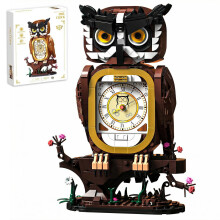 HJPLPXH Eulen Uhr Baukasten, Funktionierende Uhr, Bildungs STEM Kit für Kinder, Ideal für Geburtstagsgeschenke