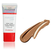 AQUAPURITY PHOERA Full Coverage Foundation Ny Formel Vattentålig Långvarig Oljefri Velvet Matte Foundation