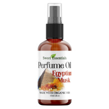 Sweet Essentials EGYPTIAN MUSK Parfymolja, Gjord med Ekologiska Oljor, 2oz, Sprayparfym för Hår & Kropp