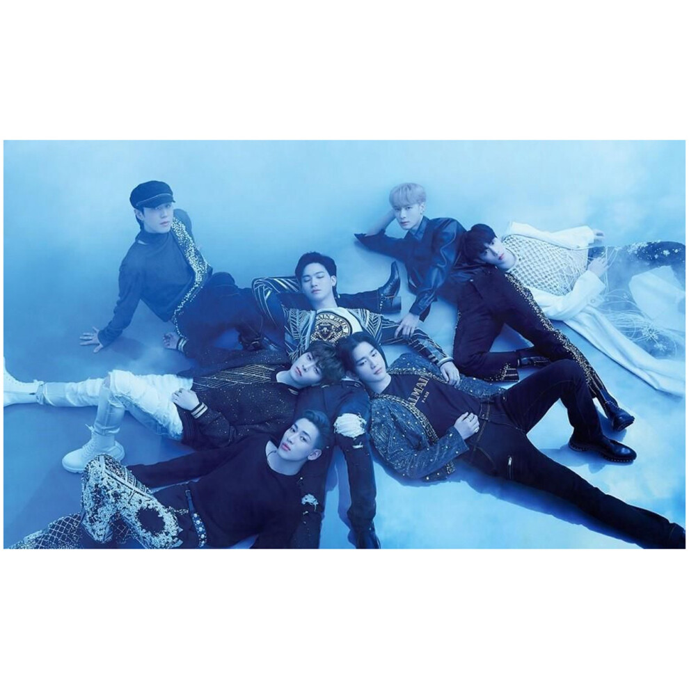 Semoic Diamond Embroidery Got7 Art Diamond Painting Stitch Kits Home Decor Kpop Special Gift