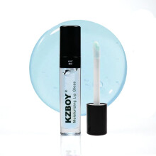 KZBOY Brillo Labial Aceite Labial Aroma Menta 8ml Hidratante Brillo Alto Acabado Suave Azul Claro