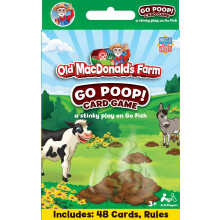 Masterpieces Old MacDonalds Farm Go Poop Kartenspiel - Go Fish Stil - 2-6 Spieler