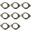 8X für- E60 E71 E84 E90 E92 E93 Auspuff Dichtung 18307553603 1