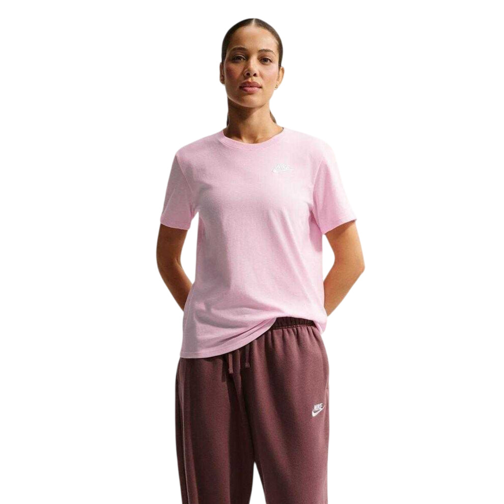 Nike (8 Uk, Foam) Womens/Ladies Club T-Shirt Pink