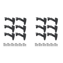 Hand Rail Brackets for Stairs- 12 Pcs Handrail Brackets for Indoor Stairs or Outdoor Stairs Support