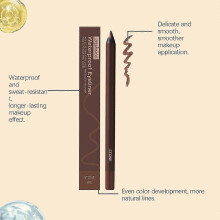 Waterproof Stone Brown Eyeliner Pen Long-Lasting, Smudge-Proof, Natural Finish, Easy to Apply, Sweat & Oil Resistant for Flawless All-Day Eye Definit