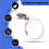 PT100 Temperature Sensor Pipe Superficial Mount Probe Platinum Resistance RTD Thermal Detector ,2m 7