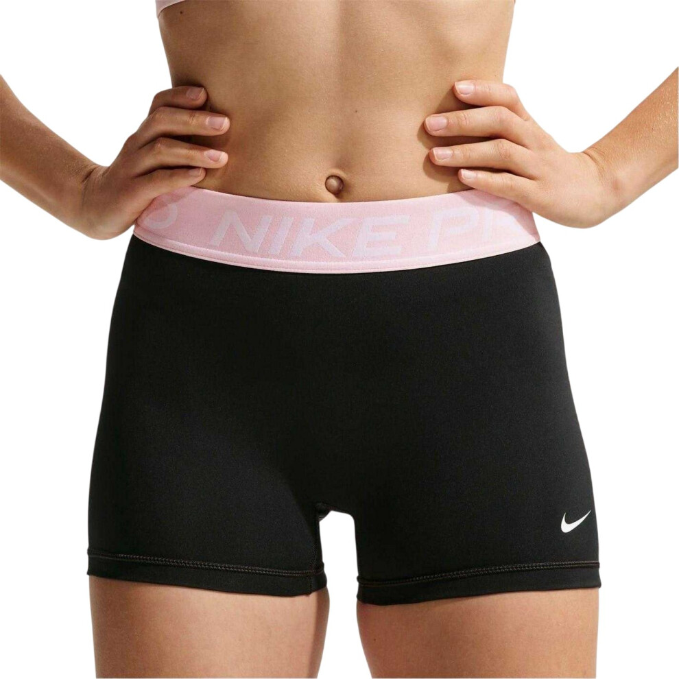 Nike (16 Uk, /Pink) Womens/Ladies Pro Compression Shorts Black