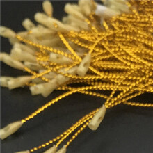 2000Pcs Gold Christmas Ornament Hanger Rope, Christmas Ribbon Ornament Hook Buckle for Christmas Cord Lock Cord