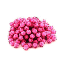 Sicraft 100 st Glittrande Tinsel Pom Poms Glitterbollar för DIY/Partydekoration/Katt (1,5CM 100 st (Rosa))