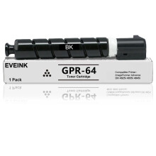 GPR-64 Tonerkassett Remanufactured GPR64 Svart för Canon IRA DX 4825, 4835, 4845 Printer.(1-Pack)