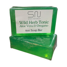 Jabón de Aloe Vera con Orégano y Aceite de Árbol de Té - 12oz, 2 x 6oz
