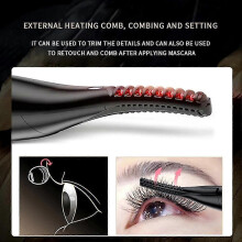 2-in-1 Heated Eyelash Curler, Portable Electric Eyelash Curler, 3-stage Temperature Adjustment