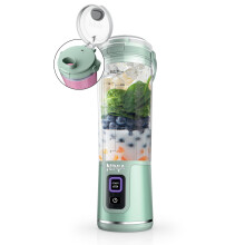 Ninja Blast Bärbar Mixer, Trådlös, 18oz. Behållare, Personlig Mixer för Shakes och Smoothies (Förnyad)