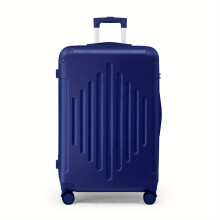 (Blue, 28inch) 20/24/28 Inch Carry-On ABS Hard Shell Suitcase, 360 Spinner Wheels, Lightweight Luggage for Travel