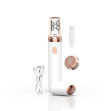 (White) 2026 Newest 3.0 Cordless Facial Epilator and Eyebrow Razor - 2-in-1 Epilator