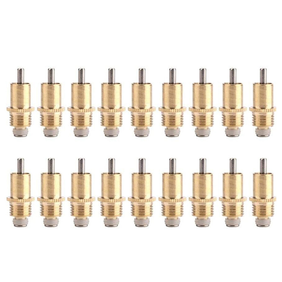 Semoic 20Pcs Poultry Water Nipples Drinkers Screw Style Waterer Feeder Duck Bird Rabbit Automatic Waterers Equipment