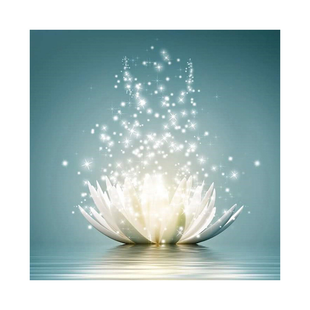 Semoic Round Diamond 5D Diy Diamond Painting Flowers 3D Embroidery -Stitch 5D Decoration Gift A00553