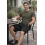 True Face (Black, 42) Mens Stretch Cotton Cargo Shorts Multi Pocket 6